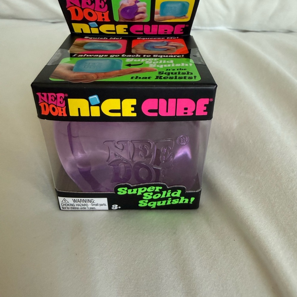 Nice Cube Purple Super Solid Squish Toy